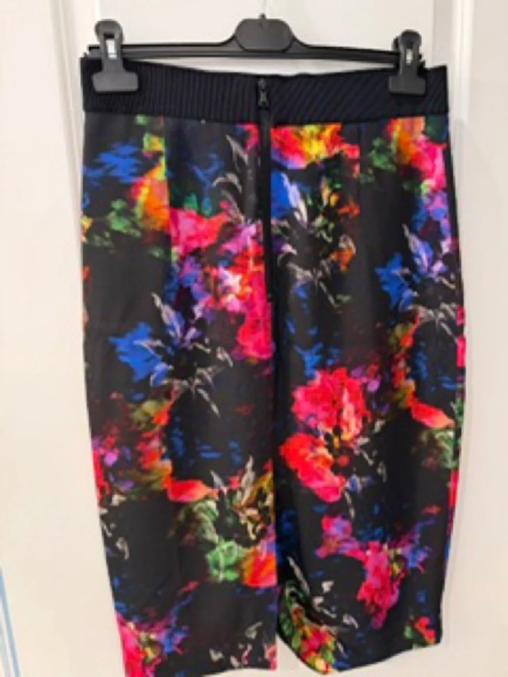 Milly Abstract Floral Pencil Skirt